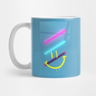 Manchester inspired neon lights Mug